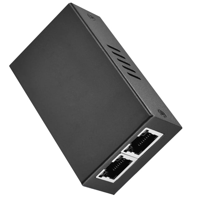 JIAHAOO Répéteur POE Haute Puissance 90W pour Plusieurs Appareils - Entrée Unique 30W, Double Sorties 15W pour Gadgets POE IP