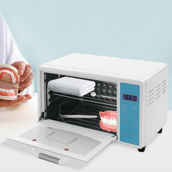 Nail Tool Dry Box, Nail Equipment Dry Box, Barber Tool Cleaning Box, Height Adjustable, LED Display, Multi-Function Nail Cleaning Box for Nail Tools, Barber Tools