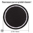 thumbnail image 3 of Luxtrada Set of 2 Universal Vehicle Bling Cup Holder Insert Coaster Car Interior Accessories-2.75 inch Silicone Anti Slip Crystal Rhinestone Car Coaster (Blue), 3 of 6