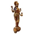 thumbnail image 2 of Large 19.75"H Goddess Lakshmi Shri Thirumagal Statue Hindu Deity of Prosperity Wealth Wisdom Fortune, 2 of 6