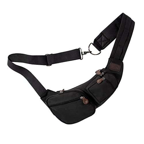 Rothco Canvas Crossbody Sling Bag Multipurpose Sling Backpack Chest Bag Perfect for Hiking and Travel