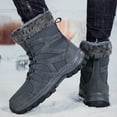 thumbnail image 6 of Xiaoxatg Women's Boots Couples Winter Plus Thick Warm Lace Up Boots for Men and Women 10.5 Grey, 6 of 8