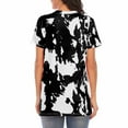 thumbnail image 5 of CKpwisy Womens Maternity Tops 2025 Summer Trendy Elegant Short Sleeve Pleated Dressy Casual Loose Nusring Tunic Tops Crewneck Pregnancy T Shirts Flowy Cute Tees, 5 of 6