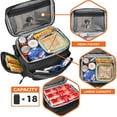 thumbnail image 3 of OPUX Tactical Lunch Box for Men, Black Mens Insulated Lunch Bag for Adult, Leakproof Soft Lunch Cooler with MOLLE Mesh Side Pockets, Multicam Heavy Duty Lunchbox Pail for Work Women, Large, 18 Cans, 3 of 7