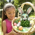 YruYptpaln Easter Surprise Bunny In The Meadow Easter Bunny For Kids