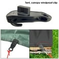 thumbnail image 3 of Lohuatrd 1 Set Windproof Tarp Clips Compact Lightweight Teethed Mouth Tent Clamp Outdoor Supplies, 3 of 7