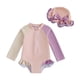 thumbnail image 1 of Odeerbi 0-2 Años Trajes de Baño de Una Pieza Para Entrenamiento Atlético Con Gorro de Natación Para Niñas Traje de Baño de Una Pieza Para Entrenamiento Atlético Surfing Swimwear, 1 of 3