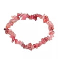 thumbnail image 4 of K-KED Natural Healing Quartz Gravel Hand Strings Crystal Gems Stretchy Bracelet Reiki-Strawberry Quartz-10pcs, 4 of 6