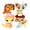 multicolor-2, variant on 3 PCS Minilpsshop Little Pet Animal Figures Toys,Shorthair Cat #339 & Collie #363 &Wolfcat #1953 with Accessories as the Picture