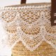 thumbnail image 3 of Bolso de mano bohemio de verano para mujer, Bolso de viaje tejido de paja a la moda, Bolso de playa sencillo para mujer, 3 of 8