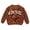 Brown, variant on Krdevn Solid New York Sleepless City Letter Print Crew Neck Long Sleeve Chunky Knit Pullover Sweater for Kids Back to School Retro Streetwear Casual Top 5-6 Years,Yellow