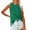 Green, variant on Women's Fashion Round Neck Sleeveless Slit Tank Top, Solid Color Casual Top for Stylish Summer Outfits,Purple,S