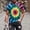 c04Blue, variant on (M-5XL) Plus Size Tie-Dye Shirts for Men, Short Sleeve Round Neck Pullover Shirt, Rainbow Printing T-Shirts Tee Blue M