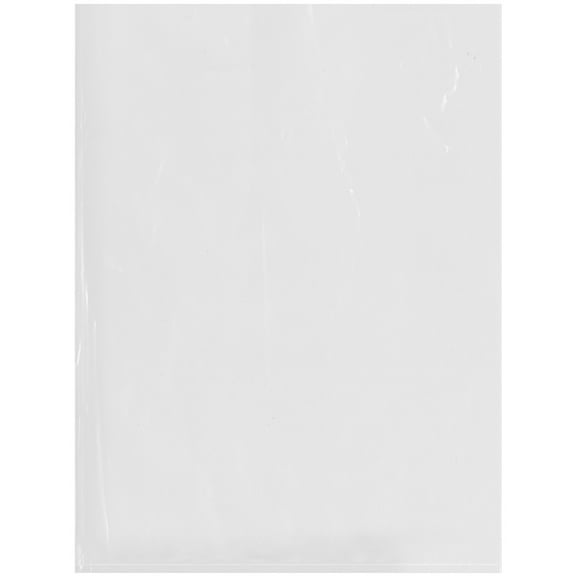 Plymor 12" x 16" (Pack of 100), 6 Mil Flat Open Clear Plastic Poly Bags