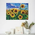 thumbnail image 6 of Daiia Landscape With Sunflowers Print Canvas Decorative Picture – 30x40in Artistic Wall Art, Ready-to-Hang Canvas Print for Living Room（Horizontal）, 6 of 6