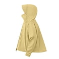 thumbnail image 3 of Girls Boys UPF 50+ Sun Protection Hoodie Jacket Ice Silk Zip Up Lightweight Long Sleeve UV Shirt with Face Mask Thumb Hole Green 1-4 Years, 3 of 8