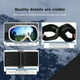 thumbnail image 2 of Ski goggles, snow goggles, anti-fog snow goggles, wide view, panoramic anti-suitcase lenses, ski and snowboard black, 2 of 5