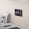 thumbnail image 5 of Yayeee Toggle Light Switch Wall Plate 3-Gang 6.37"x4.48" Decorative Outlet Cover, Light Purple Flowers, 5 of 7