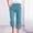 Sky Blue pants for women, variant on up to 60% off Gifts Usmixi Womens Plus Size Cropped Pants Casual Elastic Waist Cotton Linen Straight 3/4 Trousers Fashion Heart Graphics Pocket Loose Pants Army Green XL