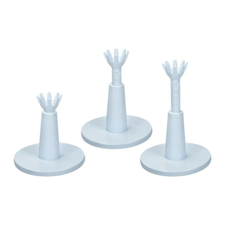 Vsenkes 3Pcs Adjustable Golf Tees Beginner Rubber Exercise Adults Driving Range Tees