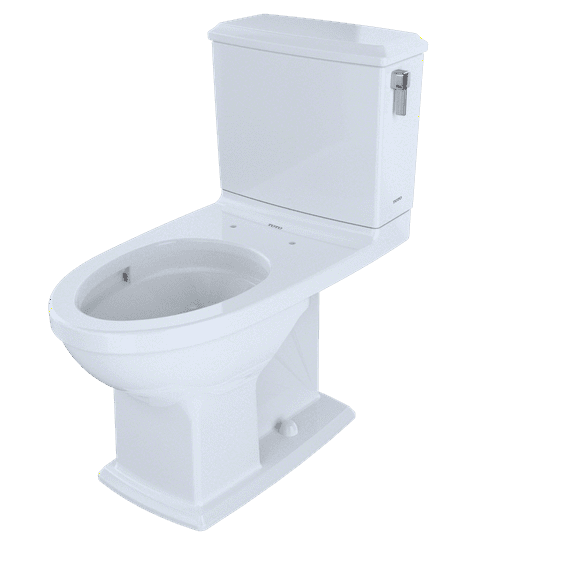 TOTO CST494CEMFRG#01 Connelly Two-Piece Elongated Dual-Max 1.28 and 0.9 GPF Universal Height Toilet with CeFiONtect and Right Lever