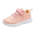 thumbnail image 6 of Kids Girls Breathable Running Shoes Comfortable Slip On Sneakers Toddler Lightweight Non Slip Work Shoes Pink Size 2 Big Kids, 6 of 7