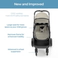 thumbnail image 3 of Mompush Wiz 2-in-1 Convertible Baby Stroller with Bassinet Mode - Foldable Infant Stroller to Explore More as a Family - Toddler Stroller with Reversible Stroller Seat, 3 of 5