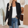 thumbnail image 4 of SUNBS Long Sleeve Cardigan Sweaters for Women Lightweight Open Front Tops Casual Loose Blouses with Pockets, 4 of 8
