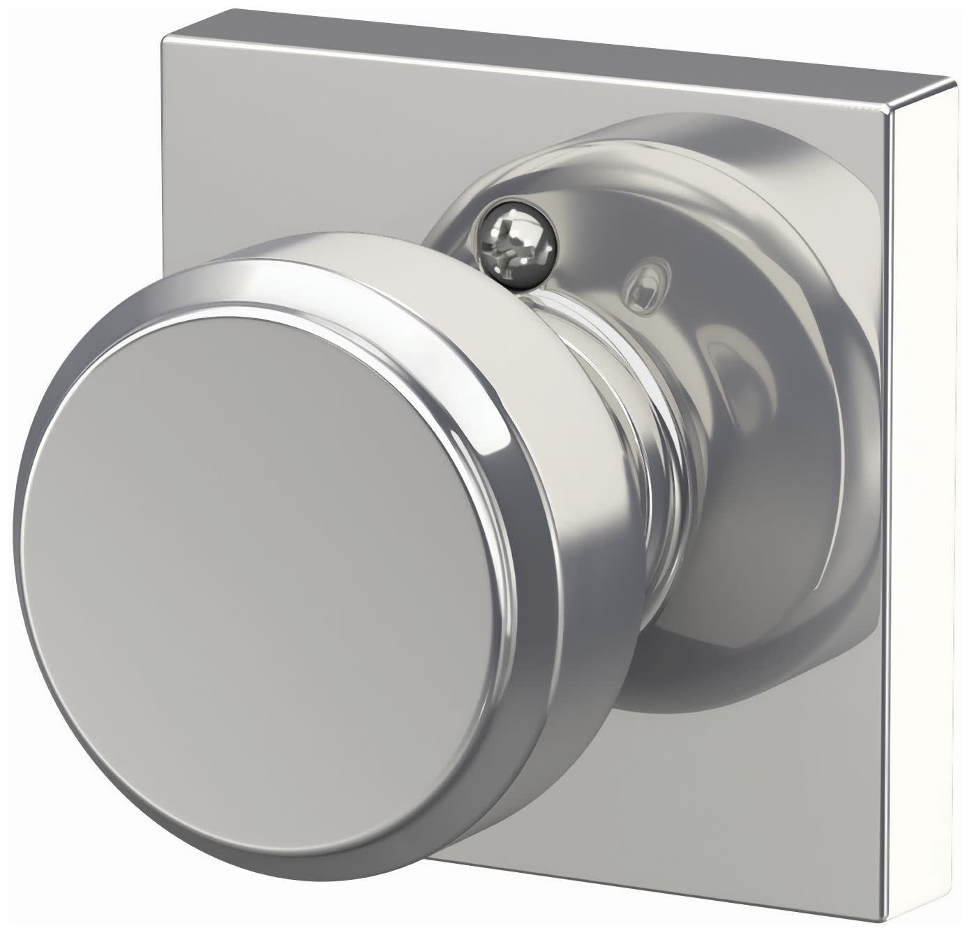 Schlage F10-Bwe-Col Bowery Passage Door Knob Set - Nickel