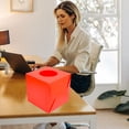 thumbnail image 4 of SOPOTUTU 2Set Raffle Ticket Box Plastic Red Donation Box Classic Color Design, 4 of 8
