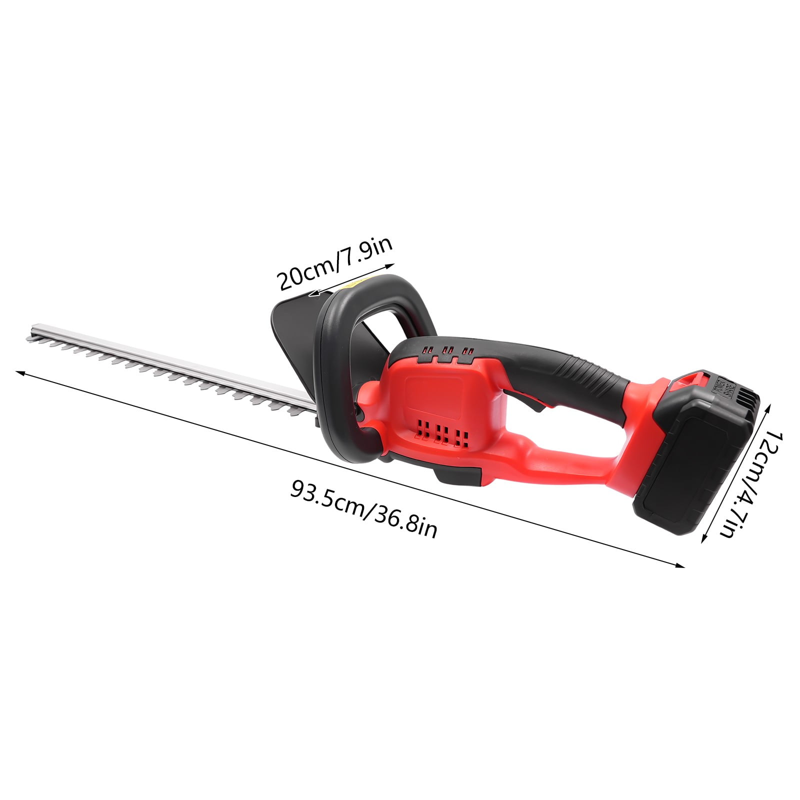 ToppiJoy Cordless Double-Blade Hedge Trimmer, Lightweight Brushless Motor for Effortless Garden Trimming