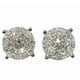 thumbnail image 2 of Pendientes de moda redondos con circonitas, 2 of 5
