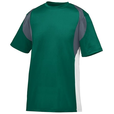 Poly Fpt Insert Tee Augusta Sportswear 1515 Sports Uniform Jersey Wicking Poly/Span Short-Sleeve with Contrast Inserts Men's ()