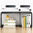 thumbnail image 4 of Kugisaki Office Printers Microwave Oven Shelf Kitchen Multifunctional Countertop Oven Shelf Household Rice Cooker Special Multi-Layer Storage Shenanigans on Clearance, 4 of 6