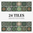 thumbnail image 4 of 24pcs Tile Sticker Self Adhesive Floral Pattern PVC Waterproof Stickers For Kitchen, Bathroom, 4 of 8