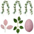 thumbnail image 4 of NSESSHome Easter Egg Garland Spring Artificial Easter Colored Egg and Artificial Ivy Fake Greenery Leaf Garland Plants Vine for Holiday Parties Home Fireplace Table Indoor Outdoor, 4 of 9