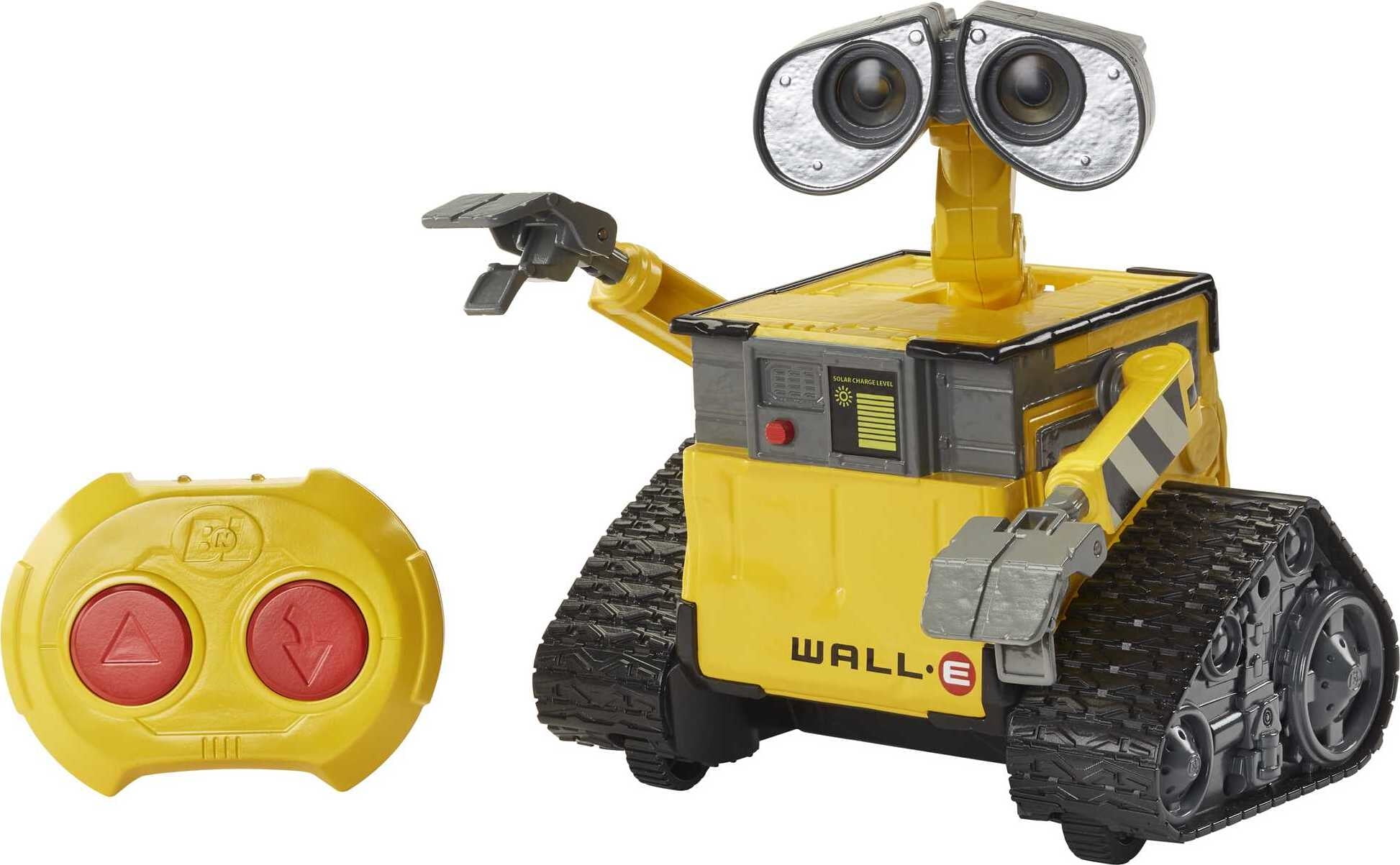 Hãy chiêm ngưỡng vẻ đẹp và sức mạnh của điều khiển từ xa robot WALL-E - một sản phẩm đặc biệt của Disney và Pixar. Trong mọi hình dạng và kích cỡ, robot WALL-E sẽ khiến bạn ngạc nhiên bởi những kĩ năng đặc biệt của nó và sự tiện nghi cho người dùng.