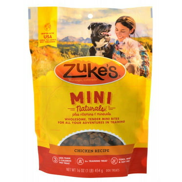 Zuke's Crunchy Naturals, 10s, Baked With Berries Dog Treats - Walmart.com