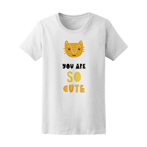 Colorful Cat You Are So Cute T-Shirt Women -Image by Shutterstock, Female Large
