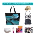 thumbnail image 6 of Naloa Blue Viper Snake1 Tote Bag for Women Large Capacity Shoulder Bag for College Work Travel Shopping, 6 of 8