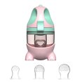 thumbnail image 1 of Silicona Sin Olor No Tóxica + Juguete Para La Dentición Del Bebé Pp Con 3 Bolsas Para Masticar Mordedor Para Bebés Interesante Forma De Dinosaurio Adorable Juguete Molar Para Bebés Para Niños Pequeños Noticed BA000734-01, 1 of 7