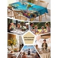 thumbnail image 6 of Turtle Tablecloth Square Table Cloth 54x54, Waterproof Outdoor Table Cloth Covers Decorative Table Protector, Shark Ocean Coral Underwater Scenery Sea Washable Table Cover for Kitchen Dinning Party, 6 of 8