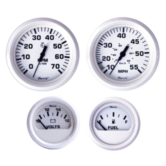 20" Matte White Dress Boxed Set - Outboard Motors