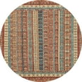 thumbnail image 1 of Ahgly Company Indoor Round Abstract Camel Brown Abstract Area Rugs, 8' Round, 1 of 6