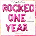 thumbnail image 5 of Rock and Roll Birthday Party Decorations Red and Black 50 Rocks Balloon Banner Rock N Roll Theme Party Decor Music Theme Birthday Decoration (Hot Pink 1st), 5 of 5
