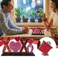 thumbnail image 2 of Valentine's Day Table Decorations for Dinner Party Love Wooden Table Centerpieces Sign for Valentines Decorations, 2 of 9