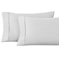 thumbnail image 2 of Superior 1200 Thread Count Egyptian Cotton Solid Pillowcase, King, Platinum, 2 of 5