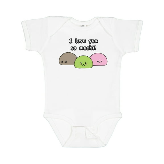 Inktastic I Love You So Mochi Boys or Girls Baby Bodysuit