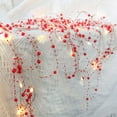 Christmas Indoor Decorations LED Lights, 6.5ft 20 LED Berry Beaded