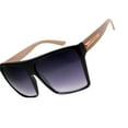thumbnail image 1 of grinderPUNCH Grandes Lunettes de Soleil Aviateur Style Rétro pour Hommes et Femmes, 1 of 5